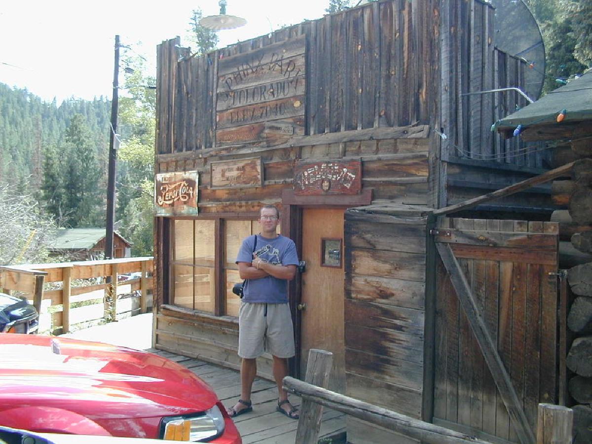 Me at the BuckSnort Tavern